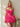 Scoop Neck Bodice With Shawl Mini Bubble Homecoming Dress in Hot Pink