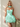 Scoop Neck Bodice With Shawl Mini Bubble Homecoming Dress in Mint Green