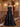 Black Pearl-Trim Tank Backless Satin Maxi A-Line Prom Dress