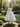 Bow Bodice Satin Ankel Ball Gown Prom Dress - White