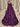 Boned Top Strapless Beaded Ball Gown Prom Dress With Bow - Purple