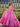 Gorgeous Crystal Boned Ball Gown Prom Dress with Bow - Pink
