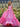 Gorgeous Crystal Boned Ball Gown Prom Dress with Bow - Pink