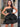 Lace Embroidery Boned Ruffle Mini Ball Gown Prom Dress - Black