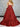 Crystal Boned Strapless Ball Gown Prom Dress With Bow - Red