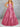 Crystal Boned Strapless Ball Gown Prom Dress With Bow - Hot Pink