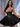 Crystal Strapless Mini Ball Gown Prom Dress With Bow - Black
