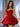 Strapless Puffy Boned Mini Prom Bridal Dress - Red