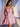 Made Flower Bows Layered Boned Ball Gown Mini Prom Dress - Pink
