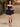 Removable Big Bow Bridal Prom Mini Dress - Navy Blue