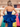 Removable Big Bow Bridal Prom Mini Dress - Royal Blue