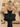 Removable Big Bow Bridal Prom Mini Dress - Black
