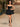 Removable Big Bow Bridal Prom Mini Dress - Black
