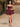 Removable Big Bow Bridal Prom Mini Dress - Desert Rose