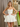 Removable Big Bow Bridal Prom Mini Dress - Ivory