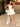 Removable Big Bow Bridal Prom Mini Dress - White
