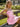 Removable Big Bow Bridal Mini Ball Gown Prom Dress in Pink