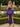 Removable Big Bow Bridal Prom Mini Dress - Purple