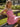 Removable Big Bow Bridal Mini Ball Gown Prom Dress in Hot Pink