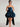 Bow Satin Puffy Bridal Ball Gown Bridal Mini Prom Dress - Peacock Blue