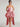 Bow Satin Puffy Bridal Ball Gown Bridal Mini Prom Dress - Dusty Rose