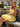 Bow Satin Puffy Bridal Ball Gown Bridal Mini Prom Dress - Yellow