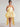 Bow Satin Puffy Bridal Ball Gown Bridal Mini Prom Dress - Yellow