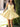 Strapless Boned Mini Ball Gown Prom Dress - Yellow