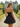 Strapless Big Bow Front Ruffle Mini Ball Gown Prom Dress in Black