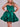 Ruffle Satin Mini Ball Gown Prom Dress With Bow