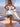 Cut Waist Boned Mini Ball Gown Bridal Prom Dress - White