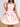 Bow Strapless Boned Mini Ball Gown Prom Dress - Blush Pink