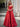 Big Bow Boned Ball Gown Prom Dress With Pocket - Red