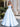 Big Bow Boned Ball Gown Prom Dress With Pocket - Sky Blue