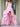 Boned Hi Low Ball Gown Prom Dress Long With Ruffle-Blush Pink
