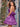 Bow Backless Pleated Satin Ruffle Mini Ball Gown Prom Dress - Lavender