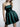 Waist Belt Strapless Satin Mini Ball Gown Prom Dress - Teal