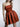 Waist Belt Strapless Satin Mini Ball Gown Prom Dress - Burnt Orange