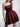 Waist Belt Strapless Satin Mini Ball Gown Prom Dress - Burgundy