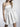 Waist Belt Strapless Satin Mini Ball Gown Prom Dress - White