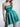 Waist Belt Strapless Satin Mini Ball Gown Prom Dress - Turquoise