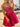 Hand Beading Pleated Boned Mini Ball Gown Prom Dress - Hot Pink