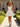 Hot Fix Boned Mini Ball Gown Prom Dress With Ruffle in White