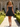 Hot Fix Boned Mini Ball Gown Prom Dress With Ruffle in Black