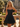 Hot Fix Boned Mini Ball Gown Prom Dress With Ruffle in Black