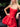 Strapless Boned Pleated Puffy Mini Ball Gown Prom Dress-Red