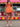 Pleated Bow Mini Ball Gown Prom Dress With Pocket-Orange