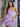 Pleated Mini Ball Gown Prom Dress With Ruffle-Lilac