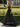 Beaded Ruffle Ball Gown Prom Dress With Split - Black