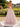 Beaded Ruffle Ball Gown Prom Dress With Split - Blush Pink